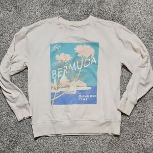 Cream Bermuda Graphic Sweatshirt